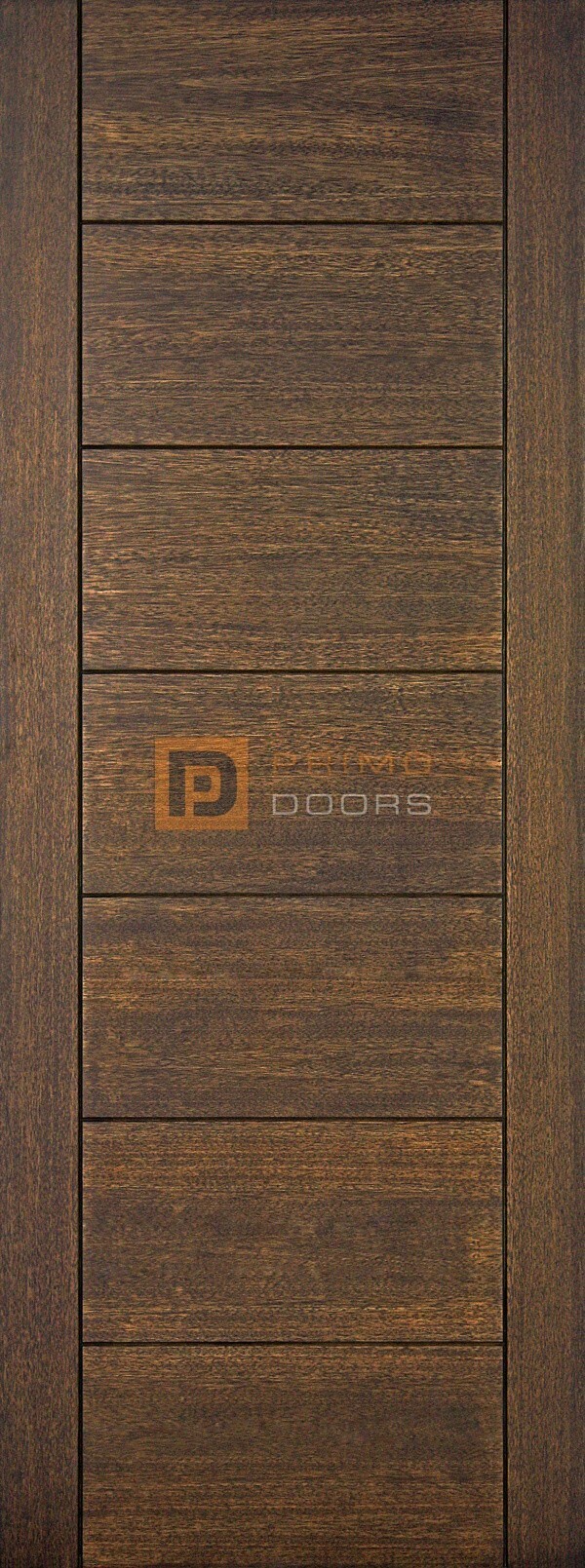 8' Mahogany 7 Panel Solid Wood Barn Door – 3-0x8-0_Mahogany_7_Panel
