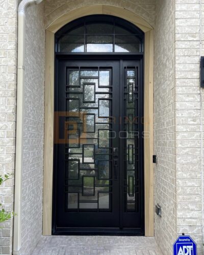 Iron Doors with Glass Houston, TX - Double Iron Doors with Glass Options