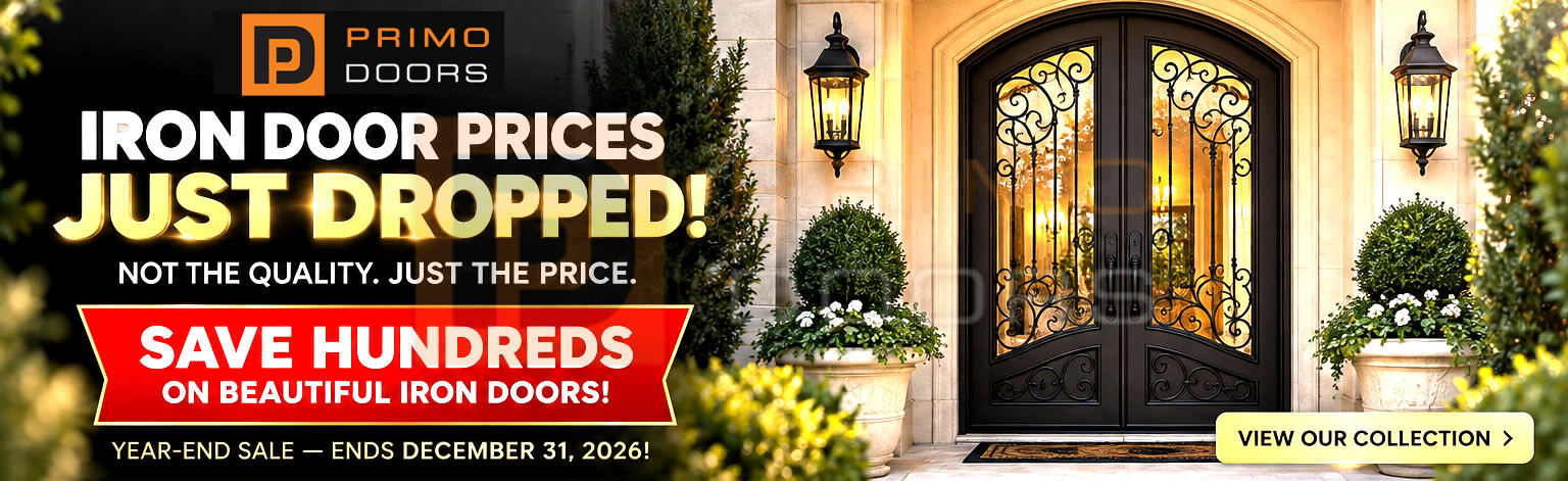 Primo Doors Wrought Iron Exterior Front Doors in Houston